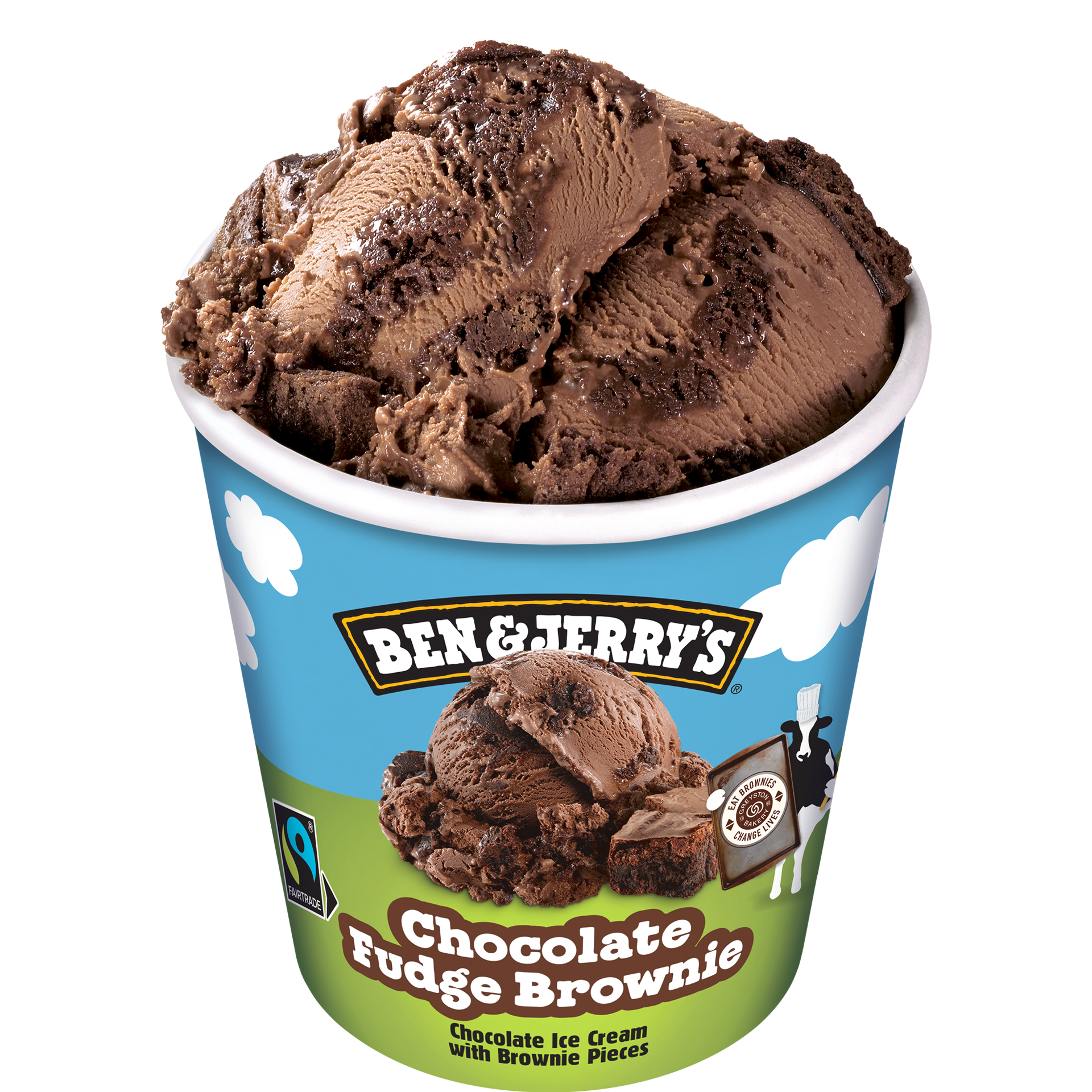 Chocolate Fudge Brownie Original Ice Cream Barattoli di gelato