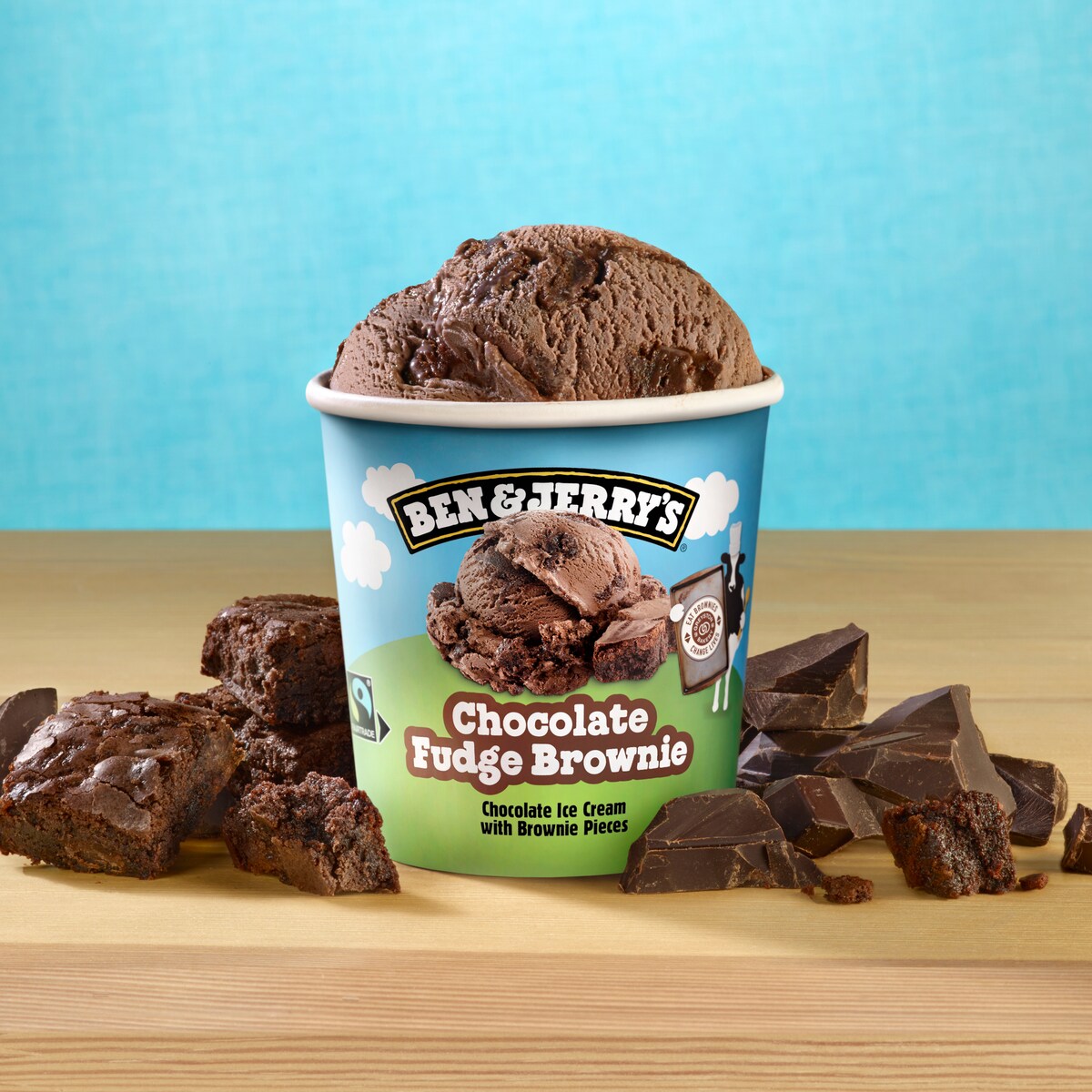 Chocolate Fudge Brownie Gelato -  Tub 2 / 4
