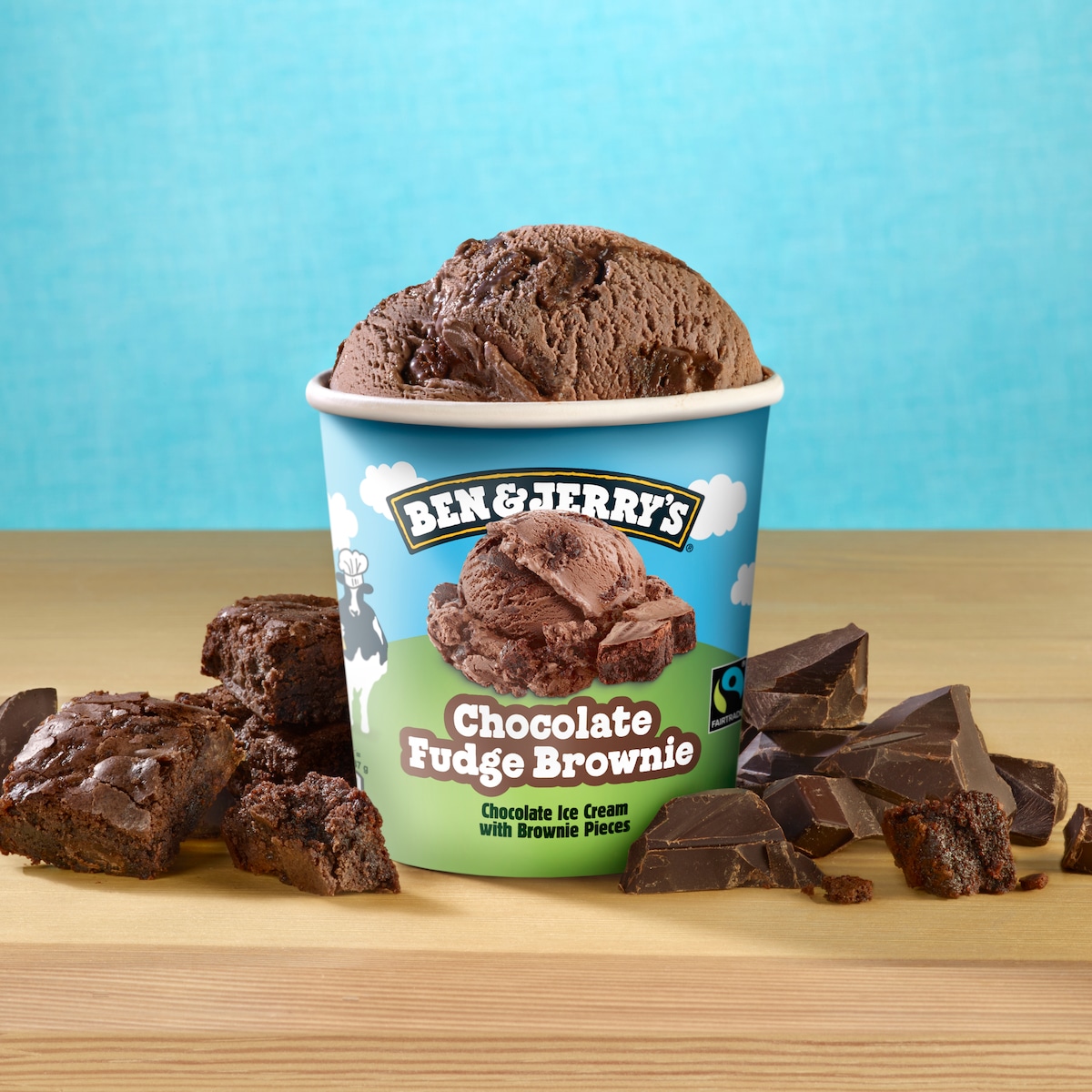 Chocolate Fudge Brownie Gelato -  Tub 2 / 4