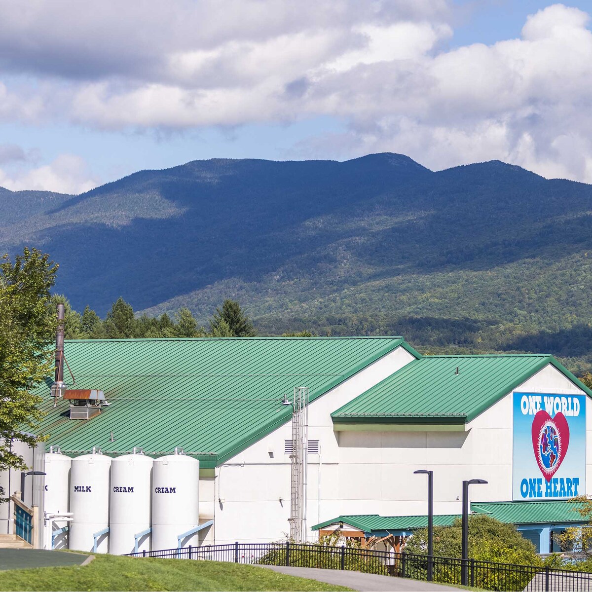 Fuori dalla fabbrica di Ben & Jerry’s